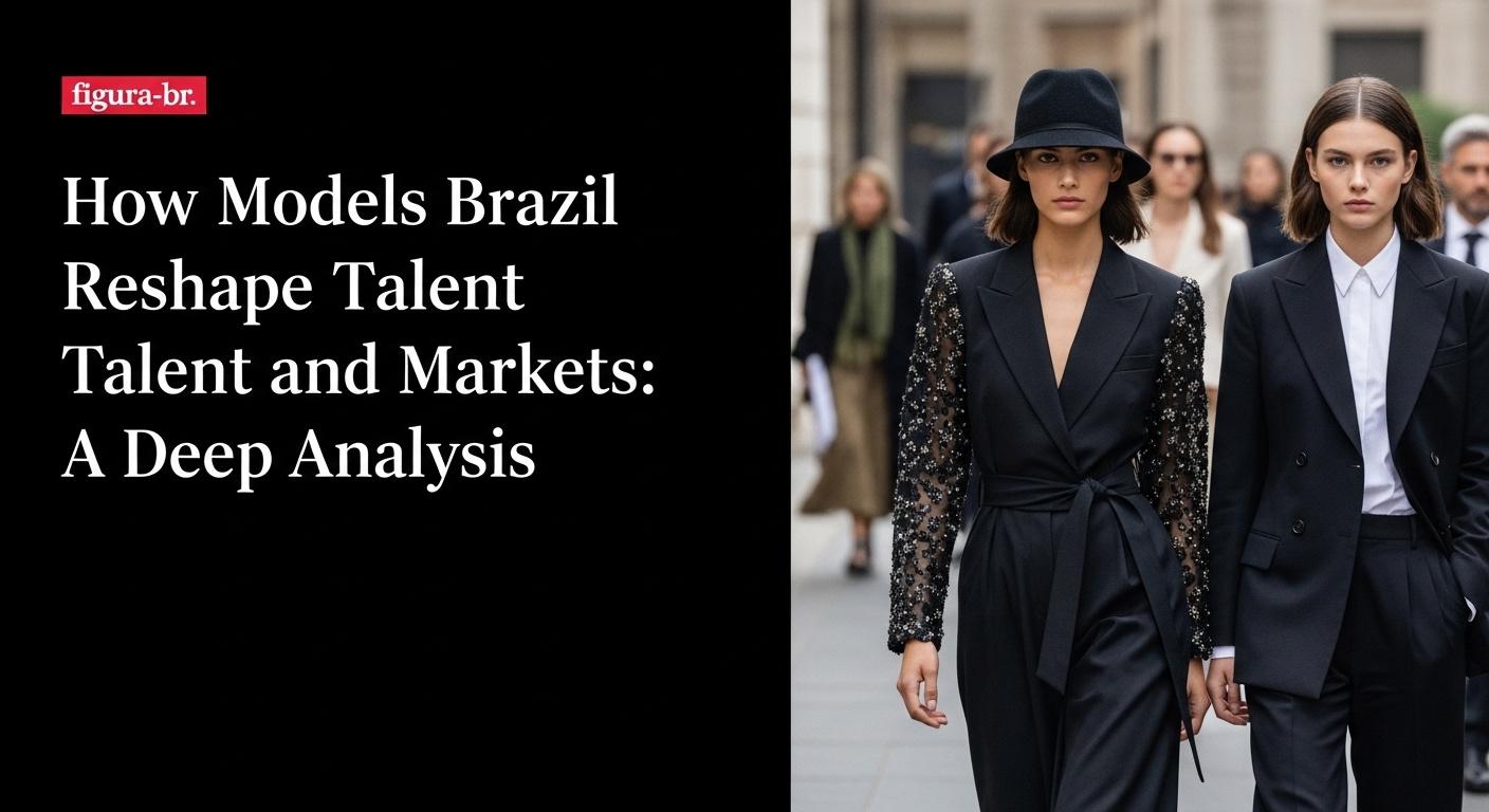 Editorial photo of Brazilian models in a studio setting