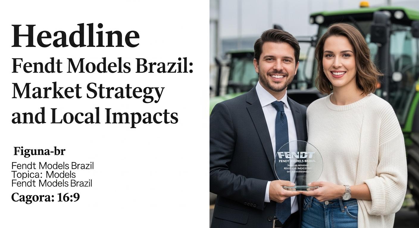 Fendt tractors on a Brazilian farm illustrating premium models in local agriculture.