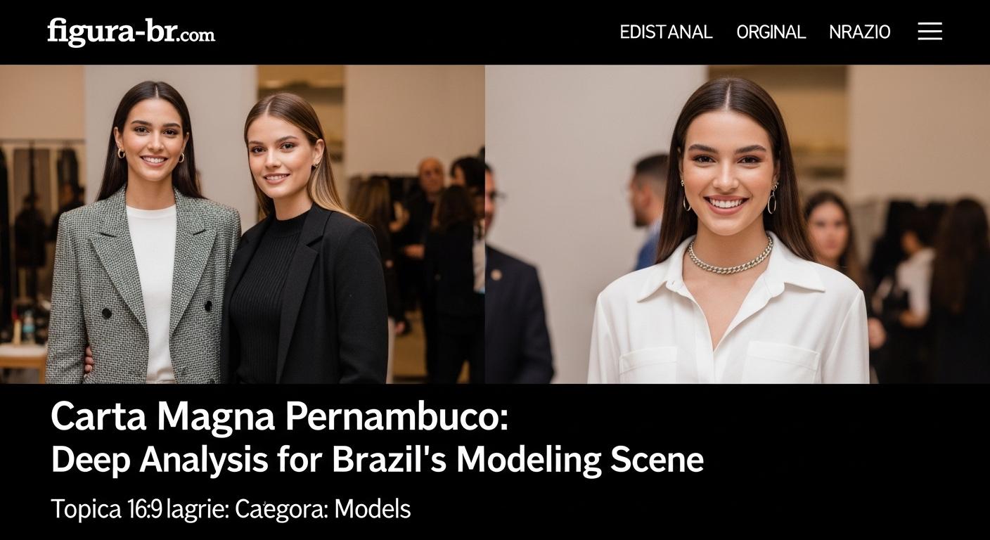 Panel discussion on carta magna pernambuco in a Brazilian modeling agency.